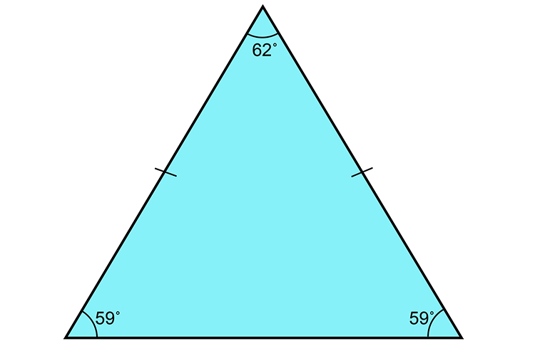 Another example of an isosceles triangle
